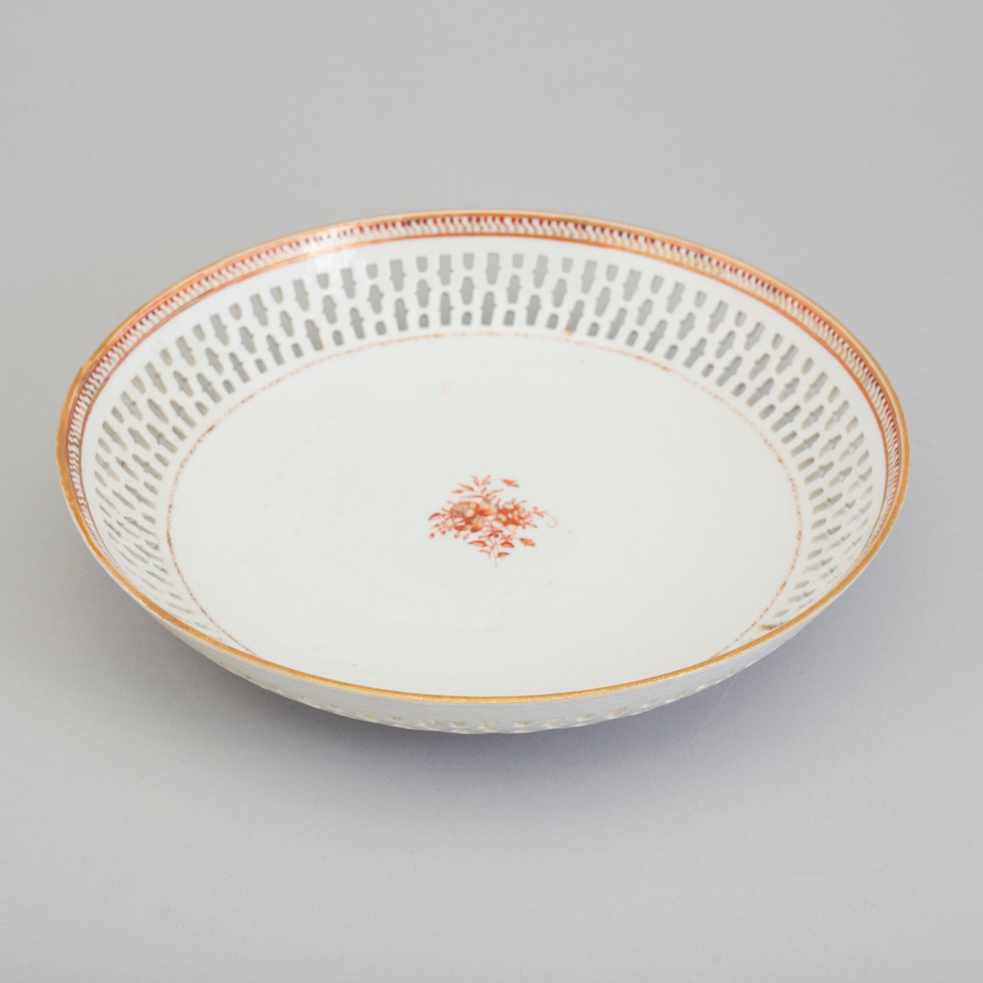 FAT, kompaniporslin. Qingdynastin, Jiaqing (1796-1820).