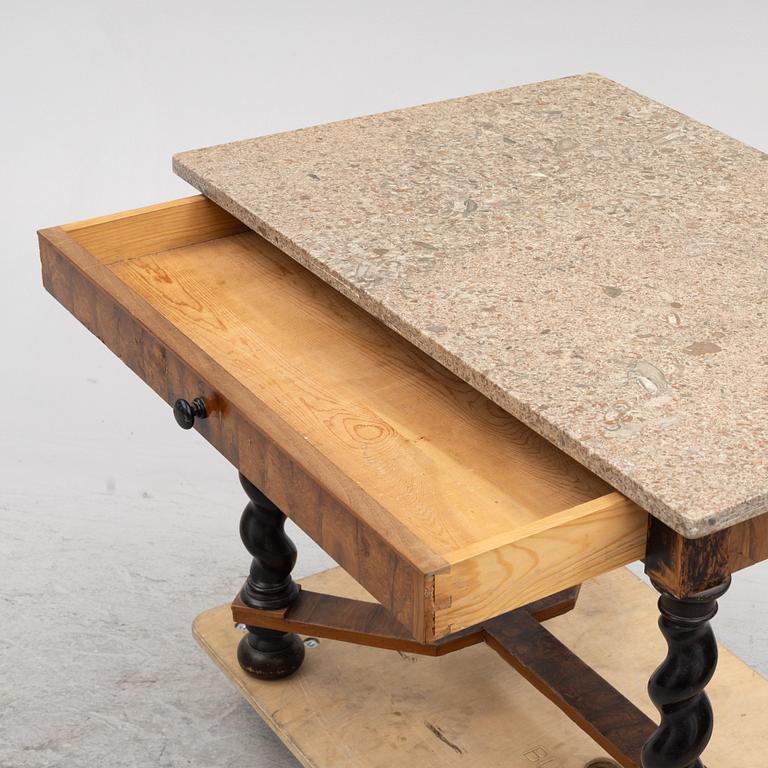 Table, Baroque style, late 19th century.