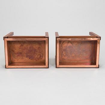 Blomlådor, ett par 1950/1960-tal.