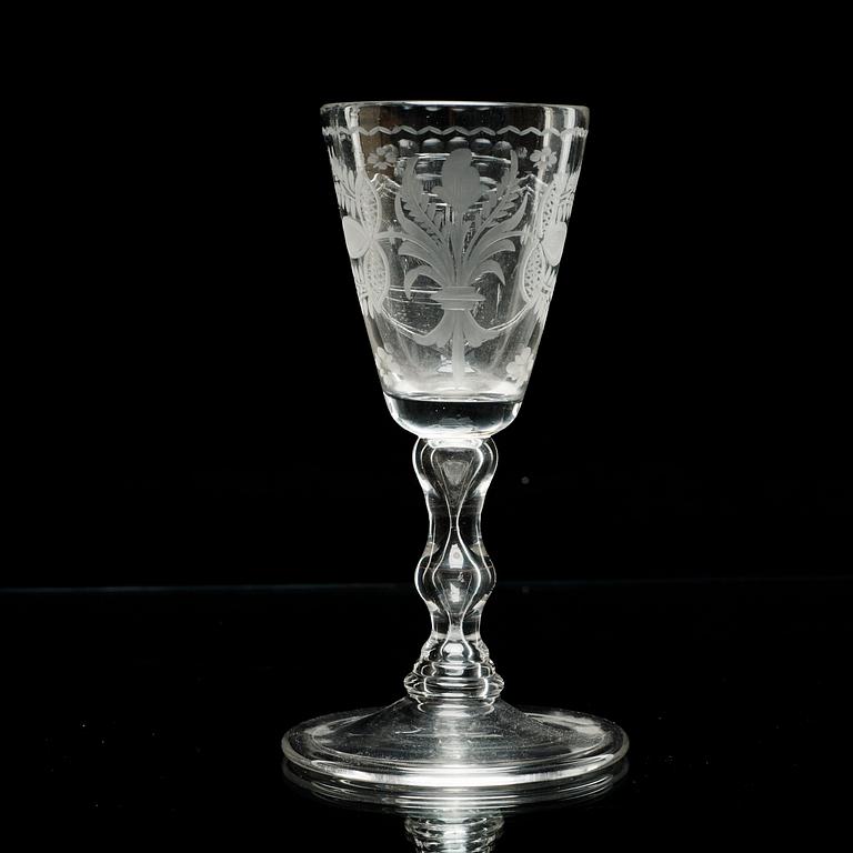 VINGLAS. 1700-tal.