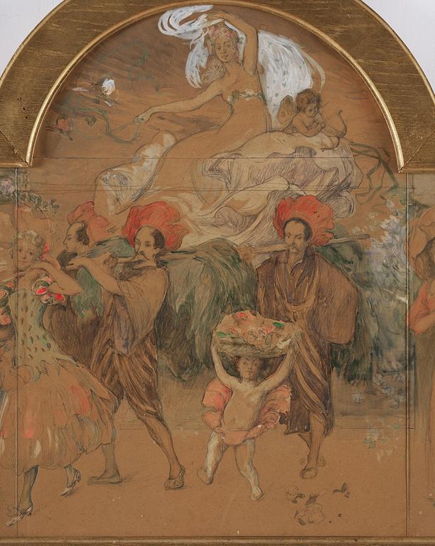 Georg Pauli/Hanna Hirsch-Pauli, Festival procession.