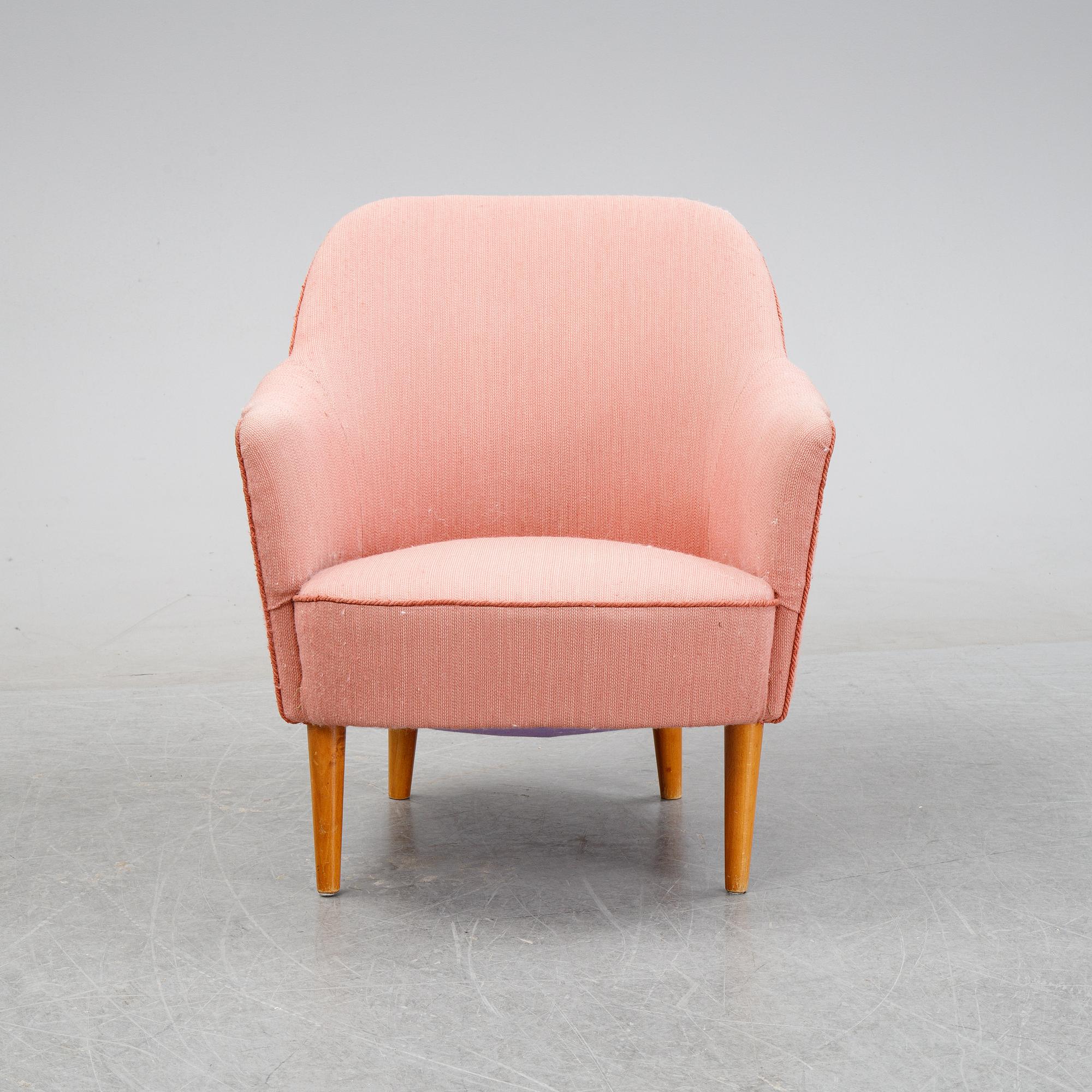 A 'Samspel' lounge chair by Carl Malmsten, second half of the 20th Century.