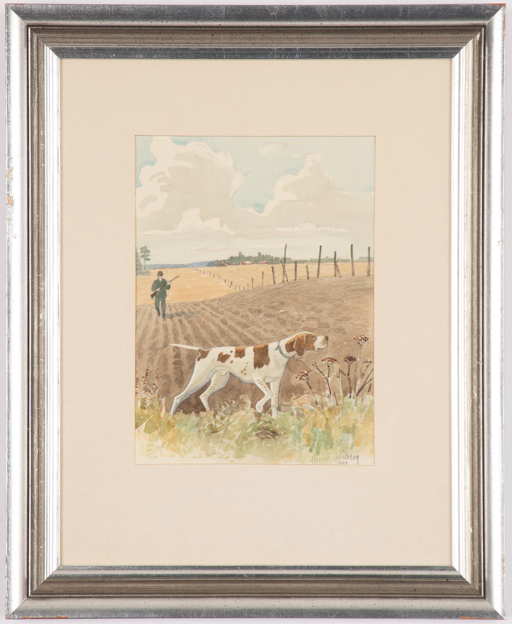 Harald Wiberg, Pointer med jägare.