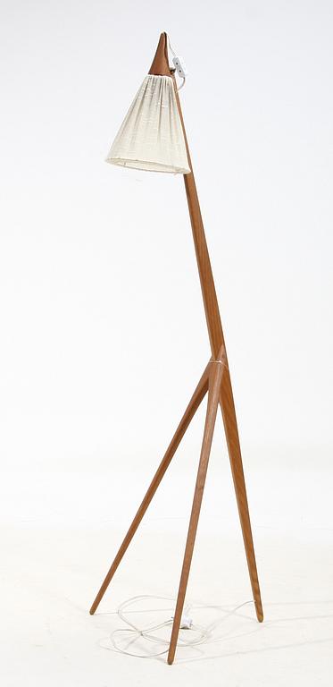 GOLVLAMPA, teak, 1950/60-tal.