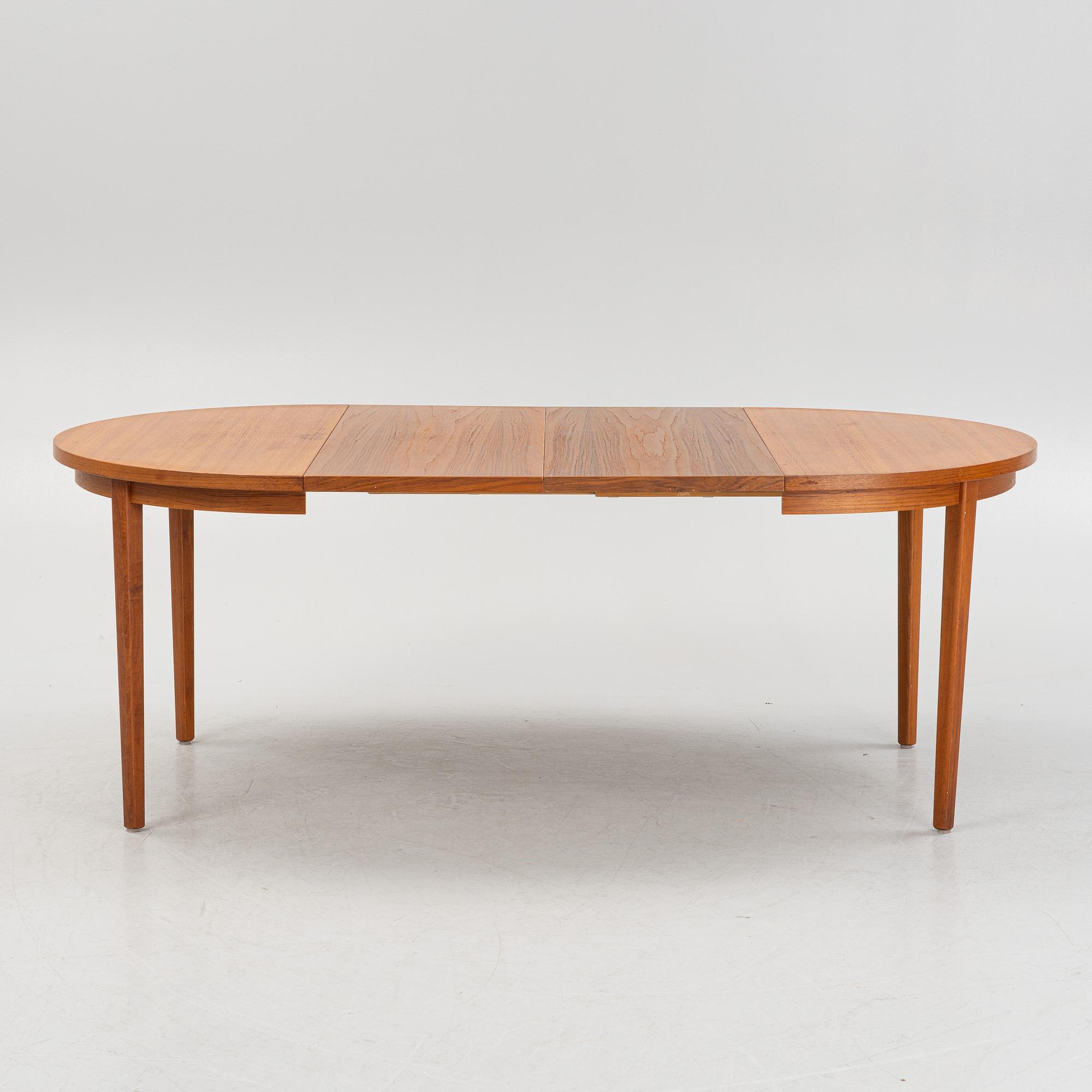 Matbord, 1900-talets mitt.