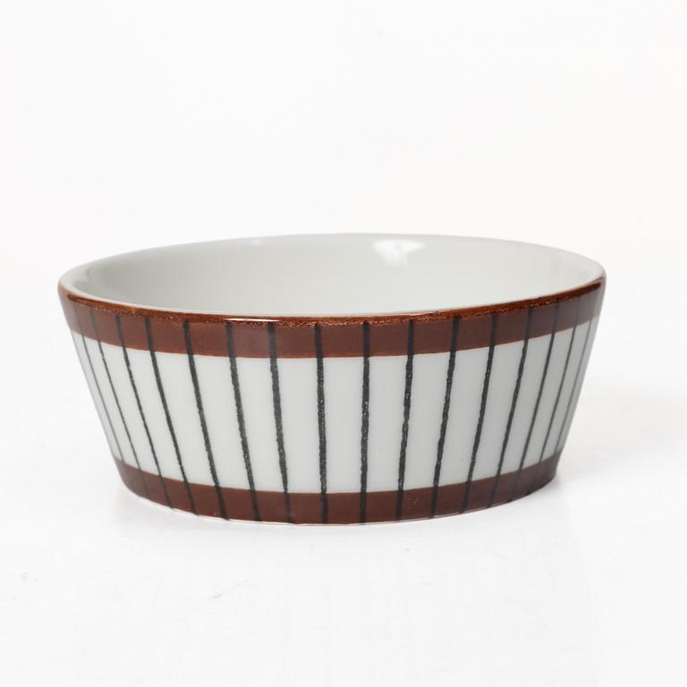 Stig Lindberg, Coffee service, 16 pieces, porcelain, “Spisa Ribb”, Gustavsberg.