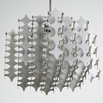 Mario Marenco, a pair of "Cynthia" ceiling lamps, for Artemide, Italy 1968.