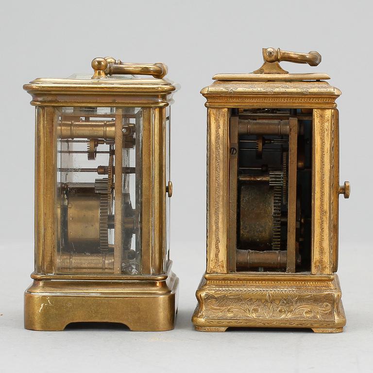 RESEUR, 2 st, bla J W Benson, London, 1900-tal.