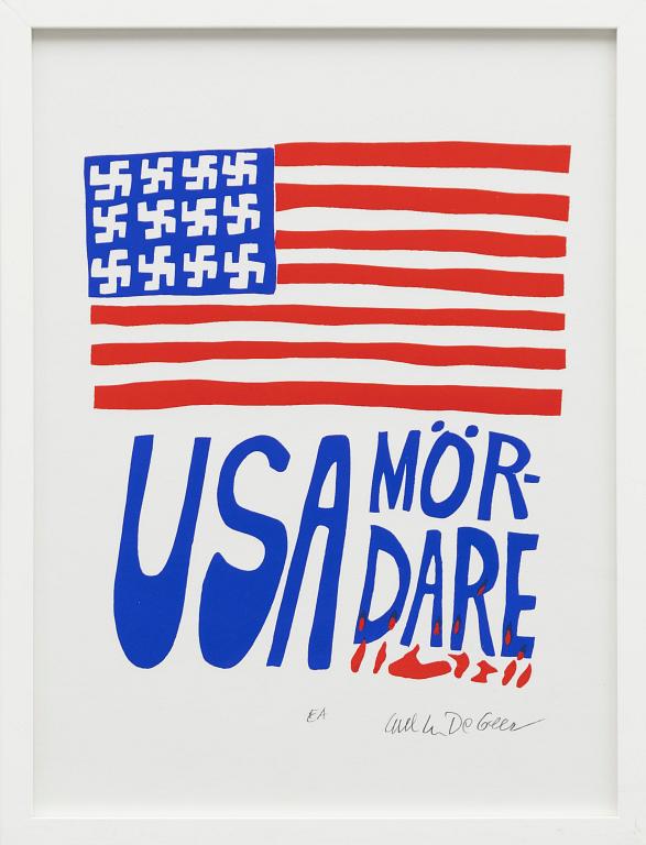 Carl Johan De Geer, "USA Mördare".