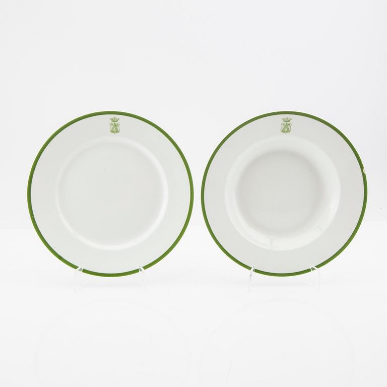 Servis 49 dlr Gustavsberg omkring 1900, porslin.