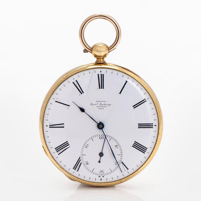 French Royal Exchange London, taskukello, 47 mm.