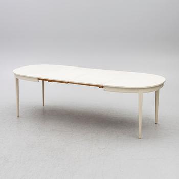 Carl Malmsten, dining group, 7 pieces, "Herrgården", Åfors, second half of the 20th century.