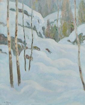 EINO TANNER, olja på duk, signerad och daterad -52.