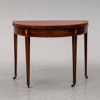 A card table, England, 19th Century.