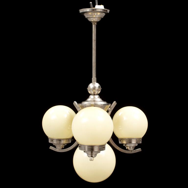 An art deco ceiling light, 1930's.