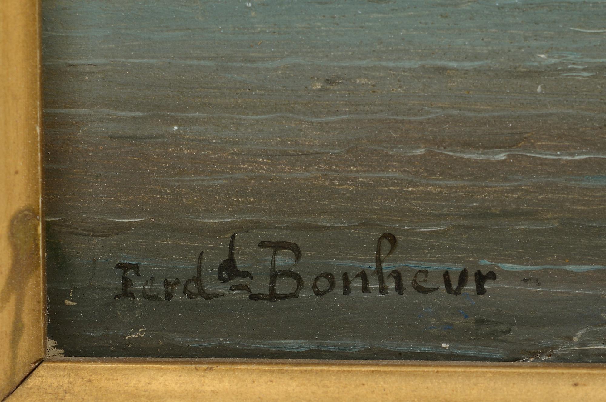 Ferdinand Bonheur, KUSTLANDSKAP FRÅN SÖDERN.