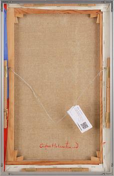 CAJSA HOLMSTRAND, olja på duk, signerad á tergo.