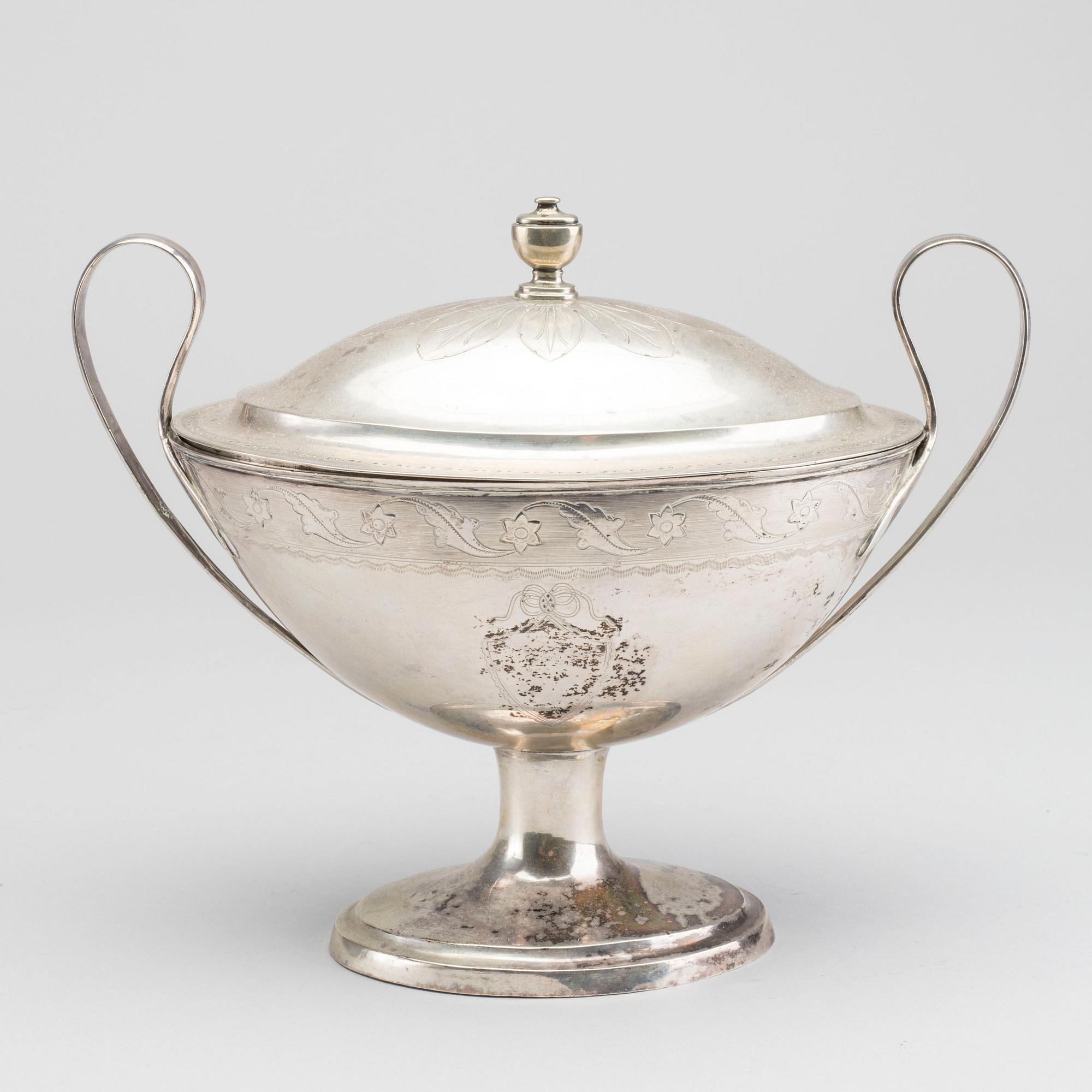 SILVER BOWL 18TH/19TH CENTURY.