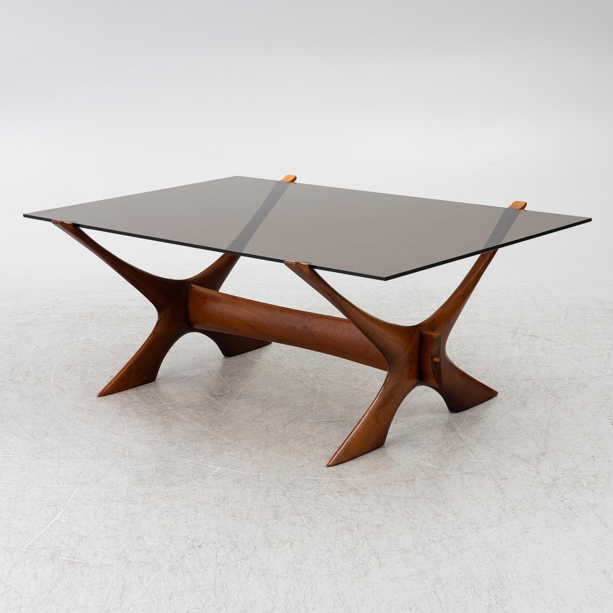 Fredrik Schriever-Abeln, coffee table, "No. 9", Örebro Glassworks, 1960s.