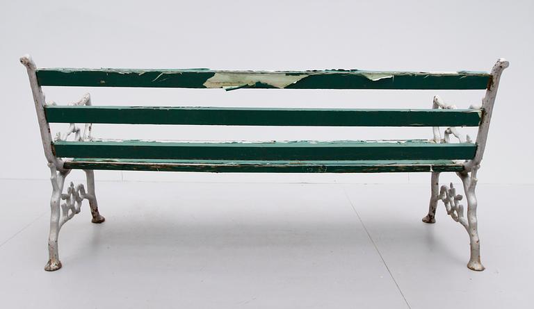 TRÄDGÅRDSSOFFA, gjutjärn, 1900-talets första hälft.