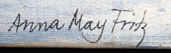 ANNA MAY FRITZ, olja på duk, sign.