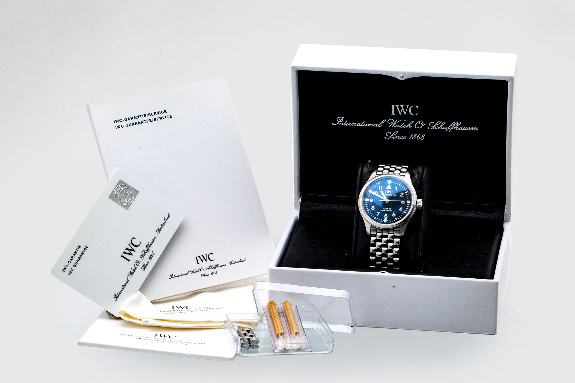 IWC, Pilot Mark XV, wristwatch, 38 mm.