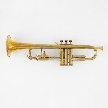 An 'Emperor' trumpet by Boosey & Hawkes.