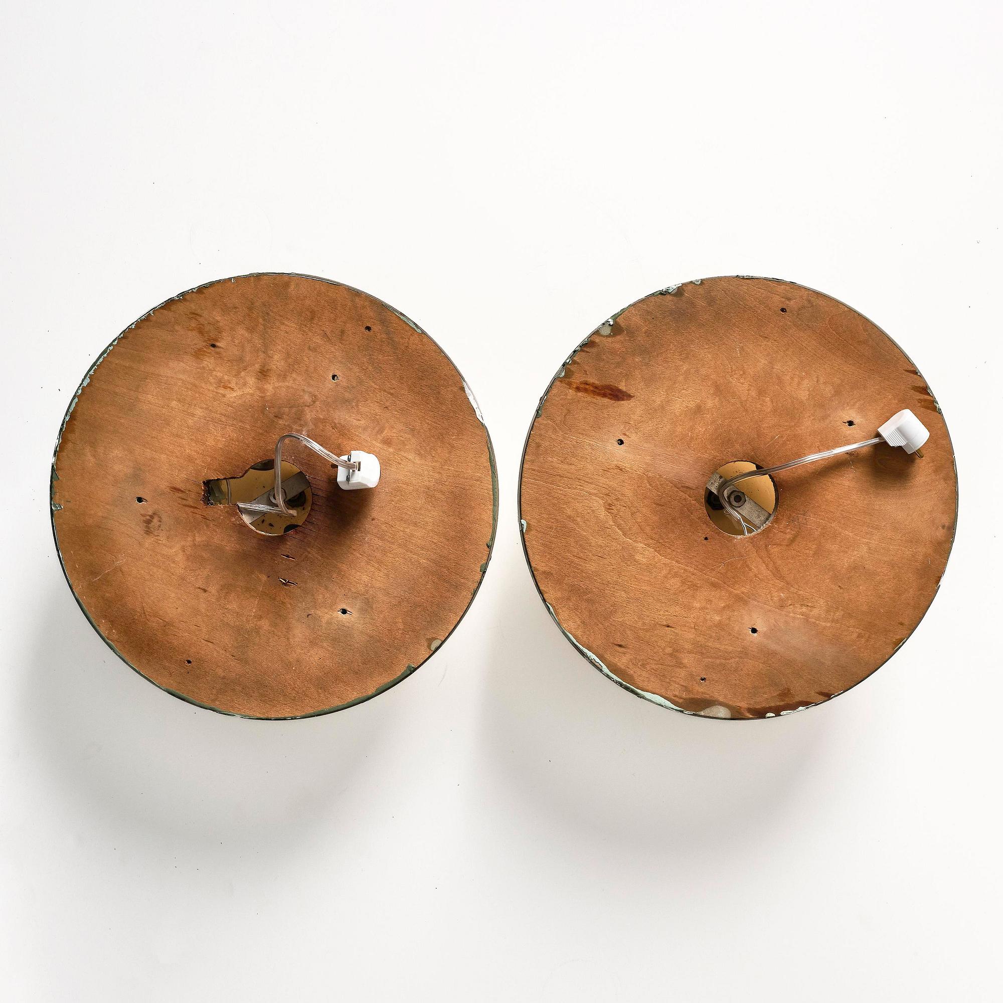 Erik Tidstrand, a pair of ceiling lamps model "29423", Nordiska Kompaniet, 1930s-40s.