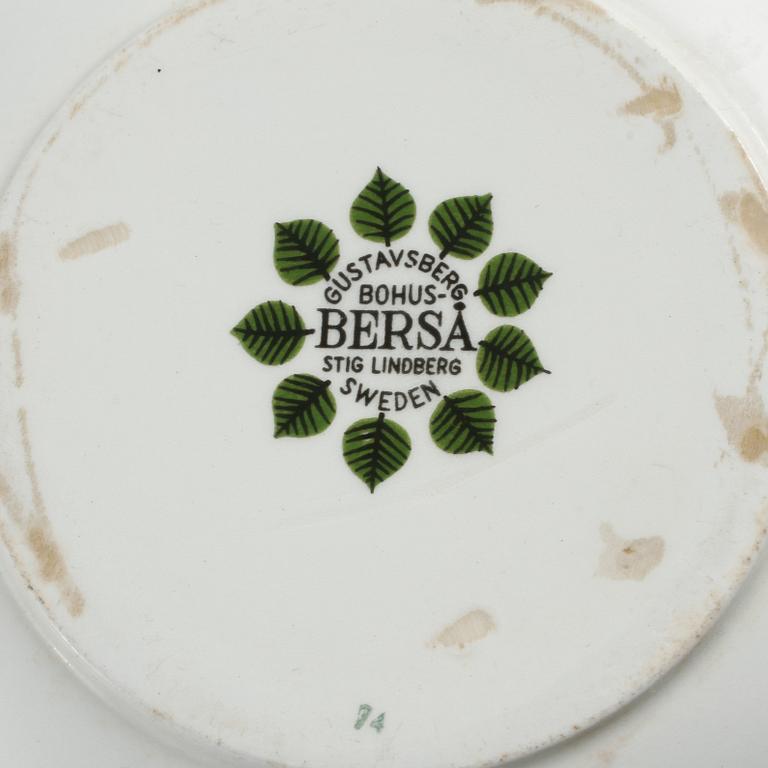 SERVISDELAR, 30 st, flintgods och benporslin, "Berså", Stig Lindberg, Gustavsberg, 1900-talets andra hälft.