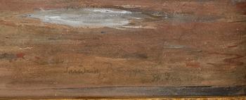 FRIEDRICH RAUPP, gouache, signerad.