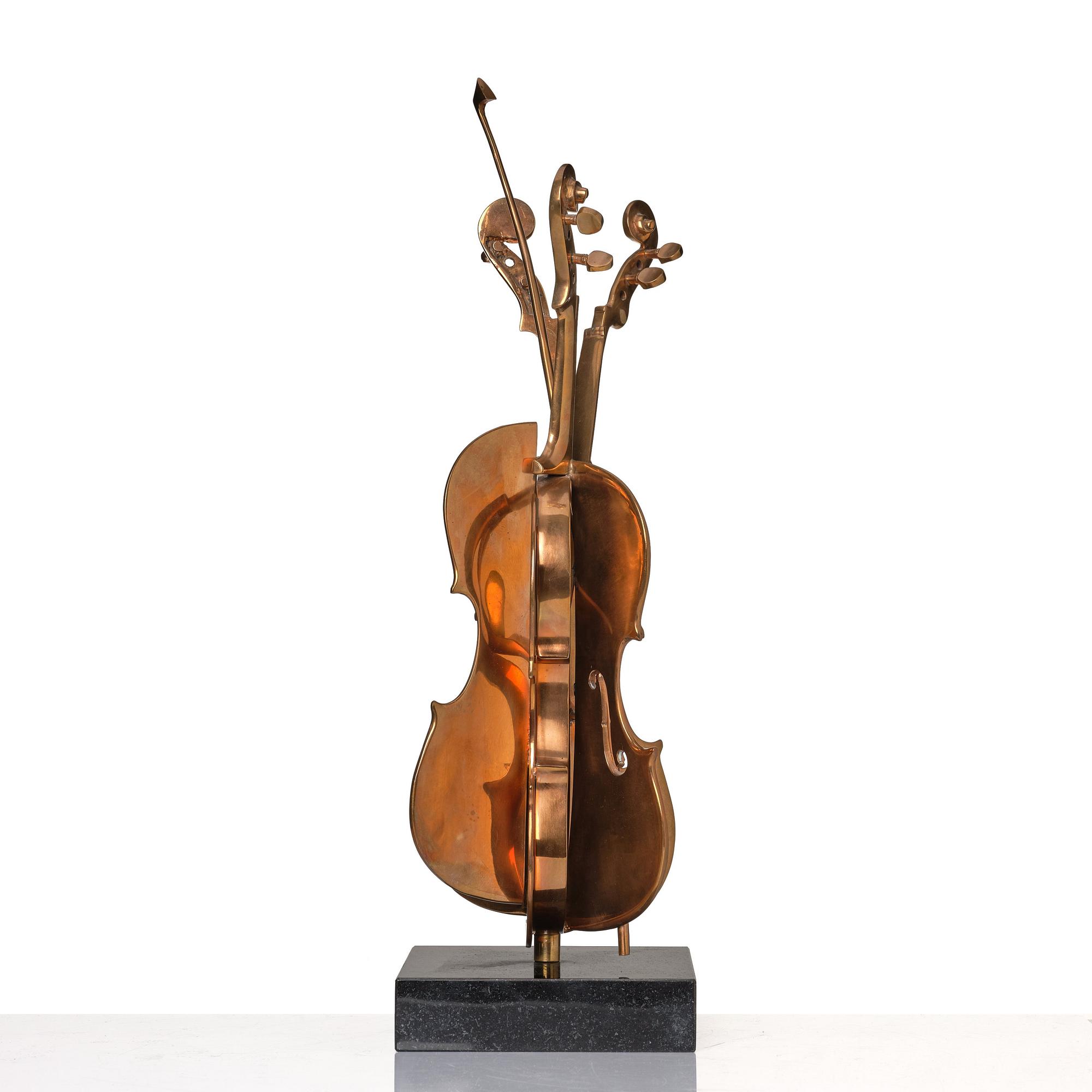 Arman (Armand Pierre Fernandez), "Sliced violin".