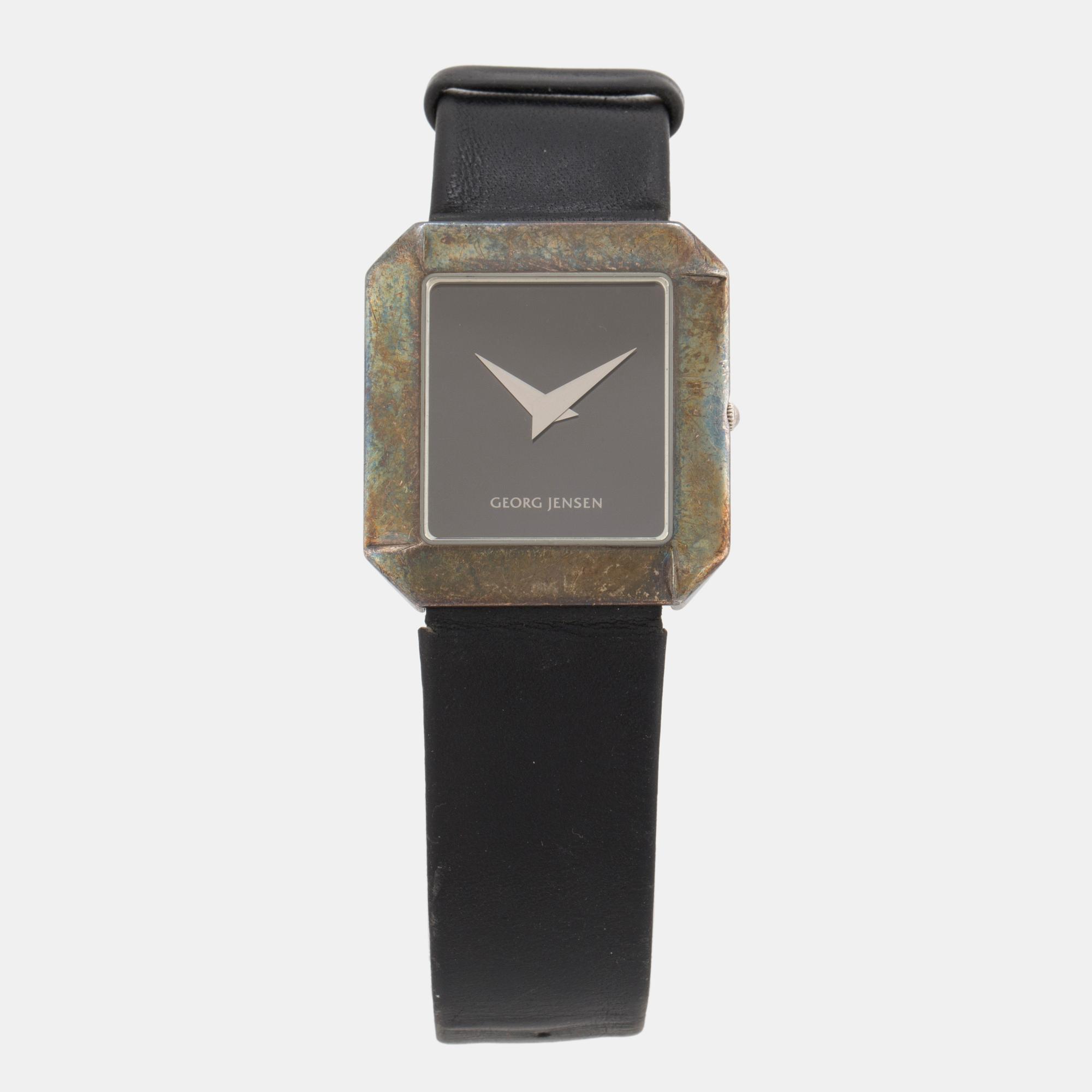 GEORG JENSEN, design, Allan Scharff, wristwatch, 30 x 32 mm,