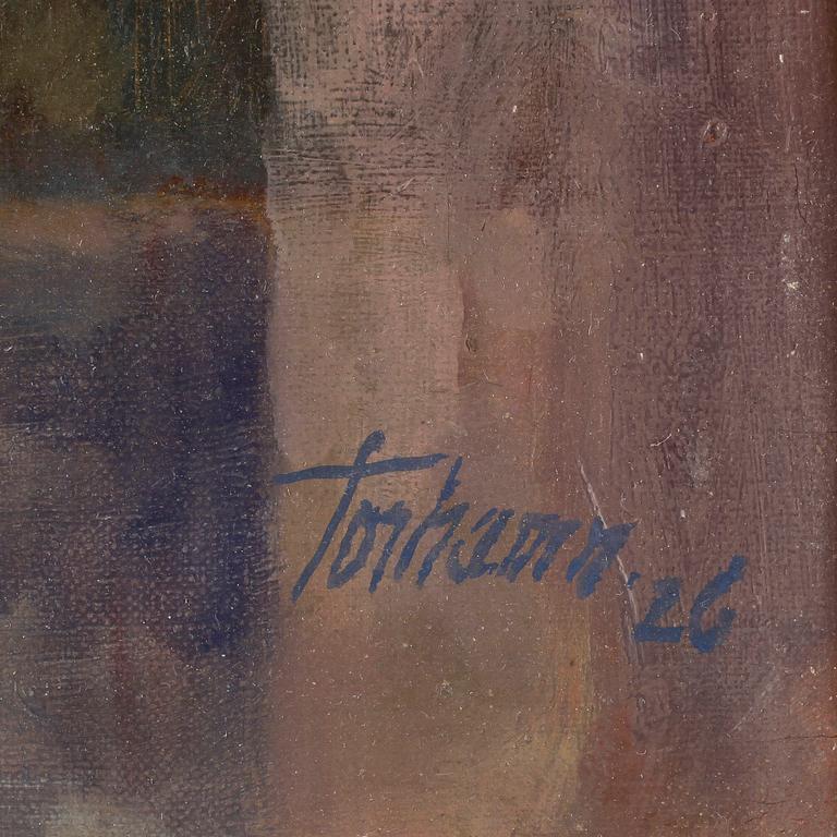 GUNNAR TORHAMN, olja på duk, signerad.