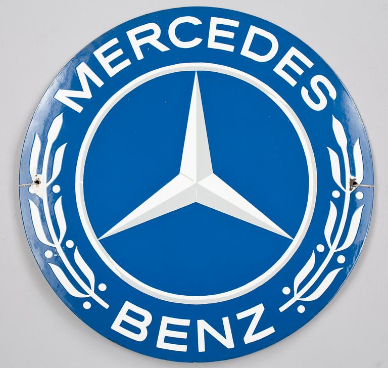 EMALJSKYLT, "Mercedes Benz", 1900-tal.