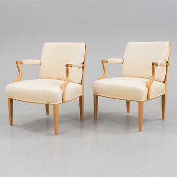 Josef Frank, A pair of Josef Frank 969 armchairs, Svenskt Tenn.