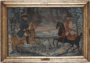 UNKNOWN ARTIST 18TH CENTURY. "Kartoffel krieg" (War of the Bavarian Succession, the so called Potato war).