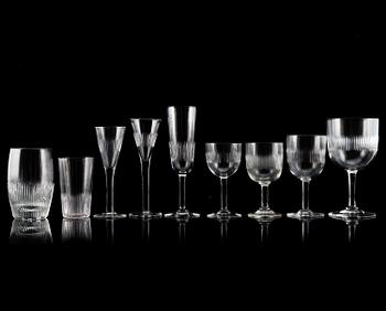 A 159 pcs 'Juno' glass service from Kosta.