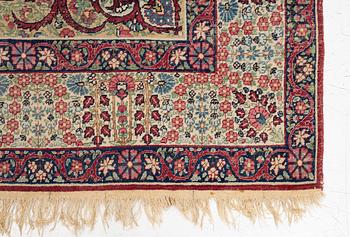 Matta, antik Kirman Laver, södra Persien, ca 221 x 141 cm.