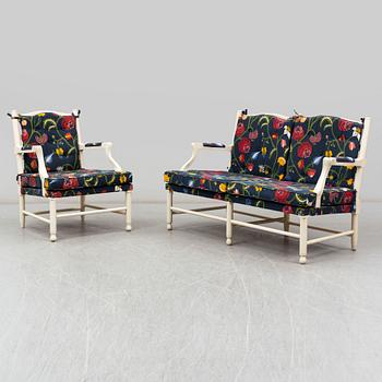 a sofa and an armchair from the late 20th century.