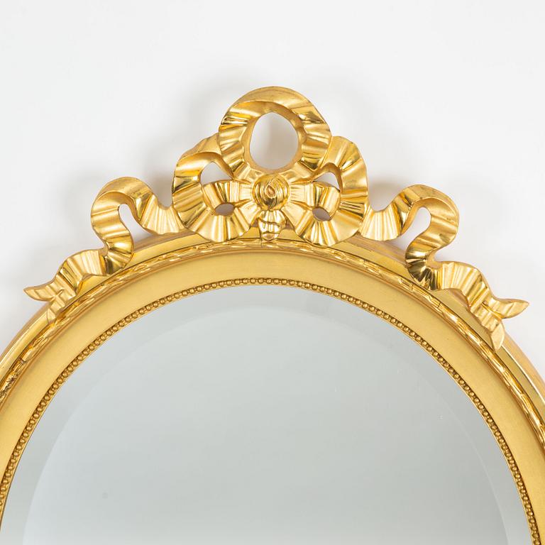 Mirror, Gustavian style, Edenspegel, Gustafs, mid-20th century.