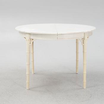 A 7-piece dining group, Miranda of Sweden, late 20th Century.