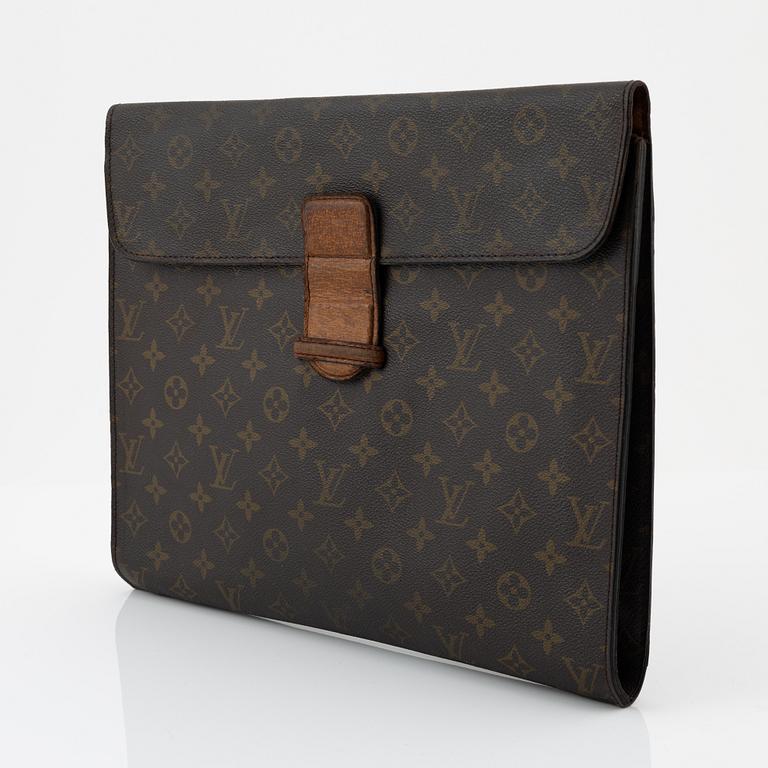 Louis Vuitton, a 1970's monogram canvas briefcase.