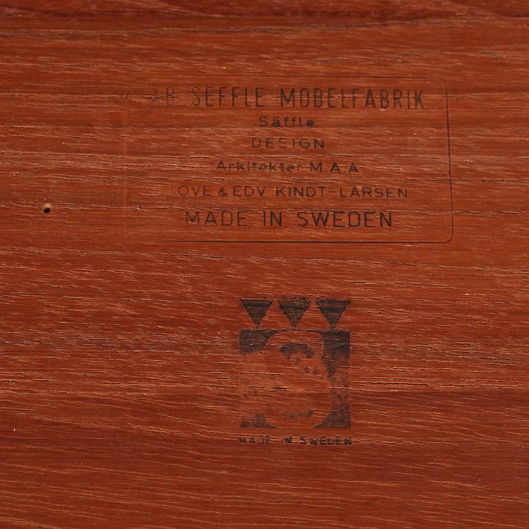 SOFFBORD, Tove och Edward Kindt-Larsen, AB Seffle Möbelfabrik, 1960-tal.