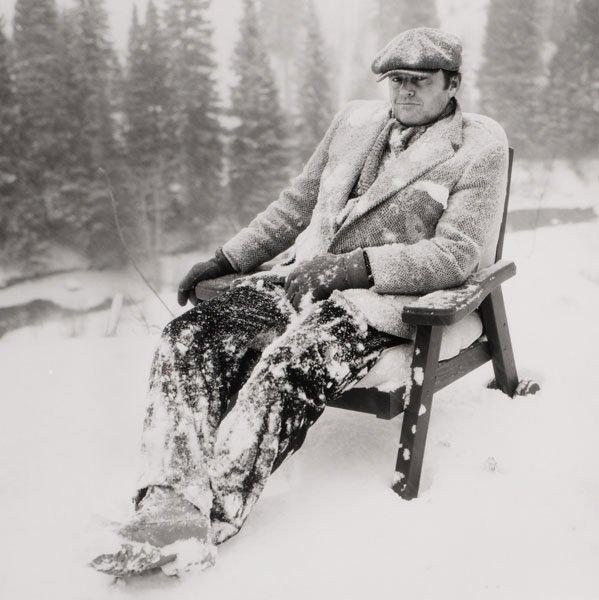 Albert Watson, "Jack Nicholson at his house in Aspen February 1981".