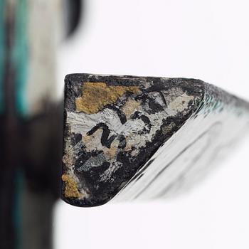 Birger Kaipiainen, a ceramic sculpture of a horserider, Rörstrand, Sweden 1950's.