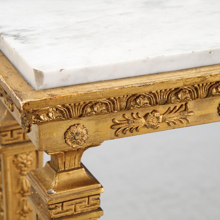 An early 19th Century console table.
