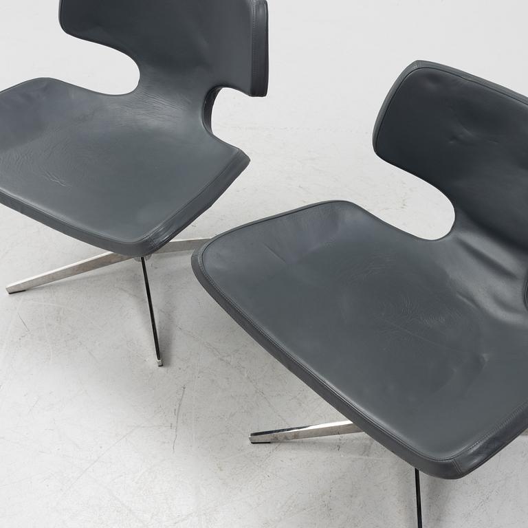 Steinar Hindenes, Tveit & Tornöe, a pair of 'Bone' easy chairs from Materia.