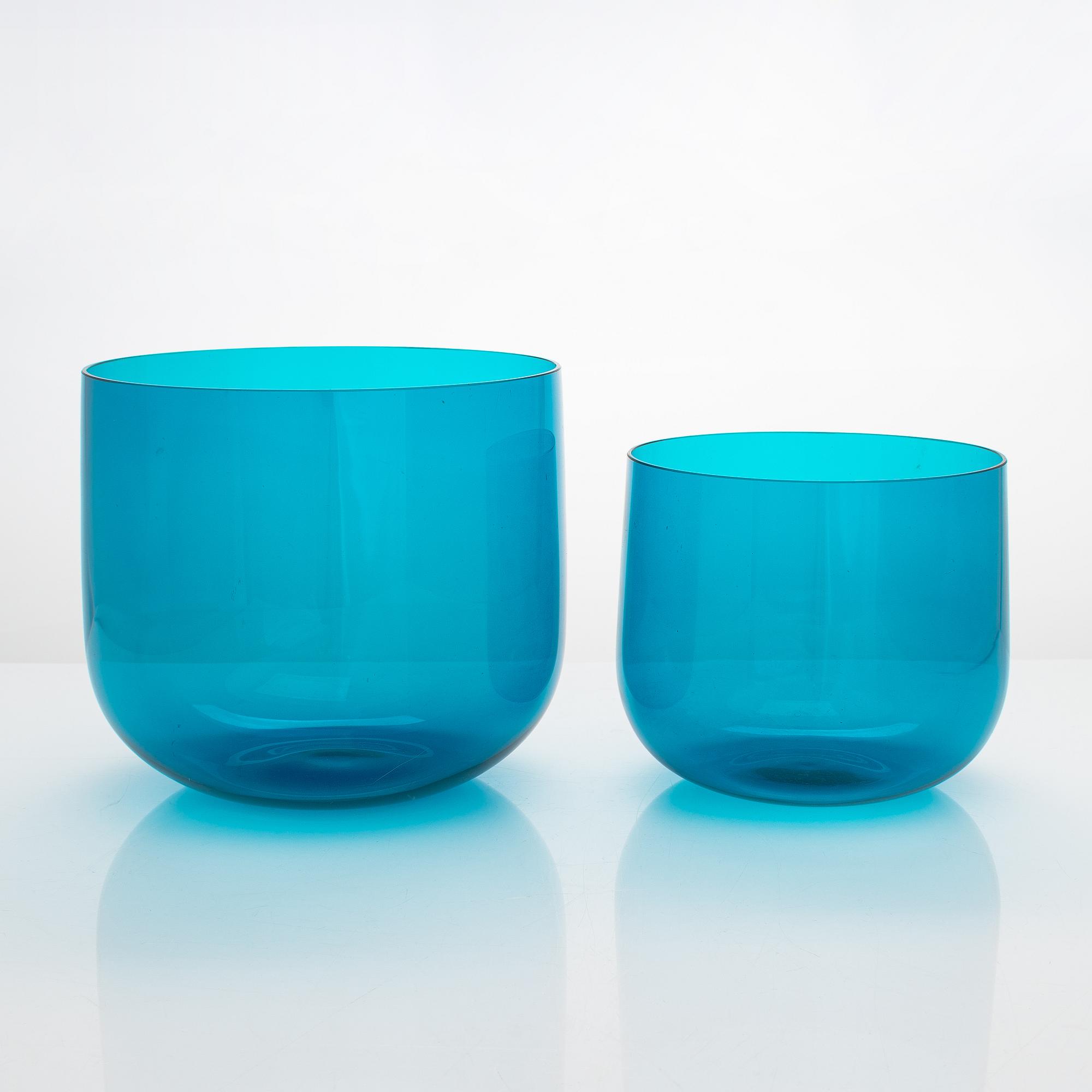 Nanny Still, a 5-piece 'Harlequin' glassware for Riihimäen Lasi Oy.
