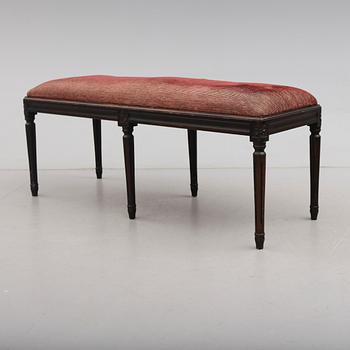 BÄNK, gustaviansk stil, 1900-talets andra hälft.