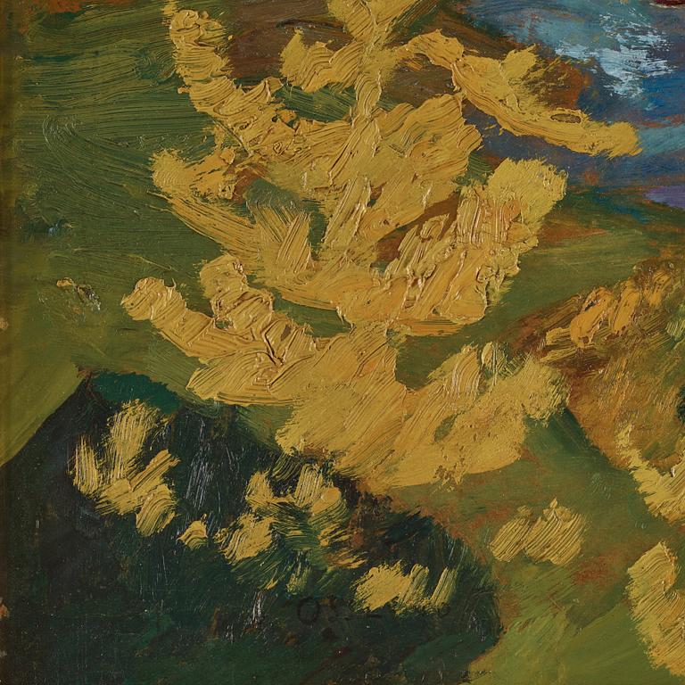 Helmer Osslund, "Höst vid Ångermanälven" (Autumn by the Ångerman).